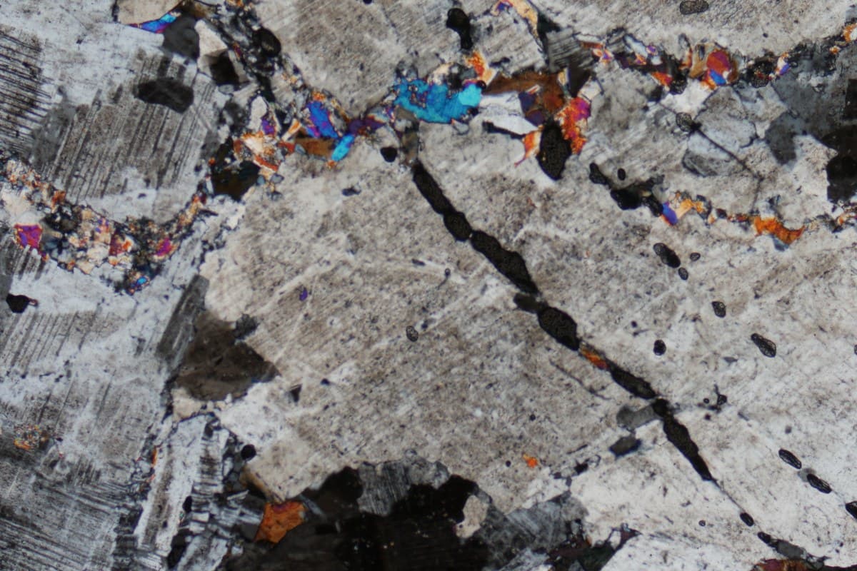 Pure white sodium feldspar albite crystal mineral grains